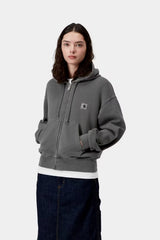 Carhartt Wip Donna W Hooded Nelson Jacket Black Garment Dyed