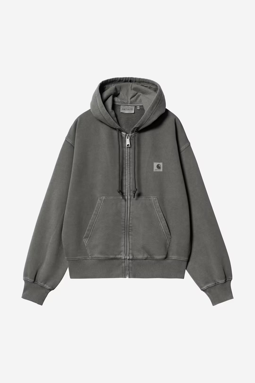 Carhartt Wip Donna W Hooded Nelson Jacket Black Garment Dyed