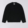 Edwin Dun Textured Sweater Black