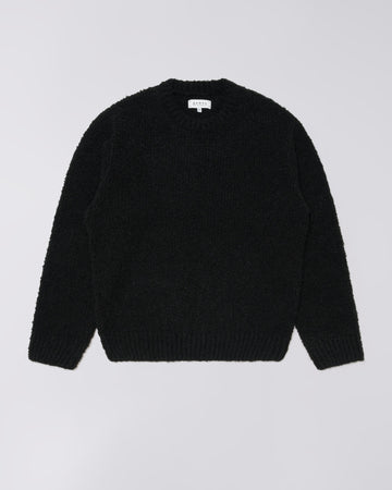 Edwin Dun Textured Sweater Black