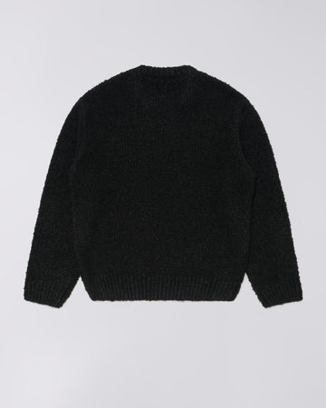 Edwin Dun Textured Sweater Black