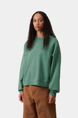 Carhartt Wip Donna W Benton Sweatshirt Lily Garment Dyed