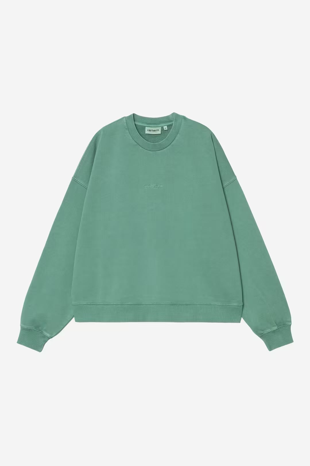 Carhartt Wip Donna W Benton Sweatshirt Lily Garment Dyed