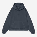 Carhartt Wip Donna W Felpa con cappuccio Benton tinto in capo Carbon