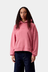 Carhartt Wip Donna W Hooded Benton Sweatshirt Primrose Garment Dyed