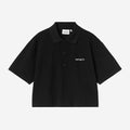 Carhartt Wip Donna W Carhartt Script Polo Black