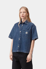 Carhartt Wip Donna W Lovilia Shirt Blue Stone Washed