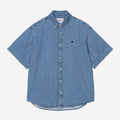 Carhartt Wip Lucas Shirt Blu Delavé