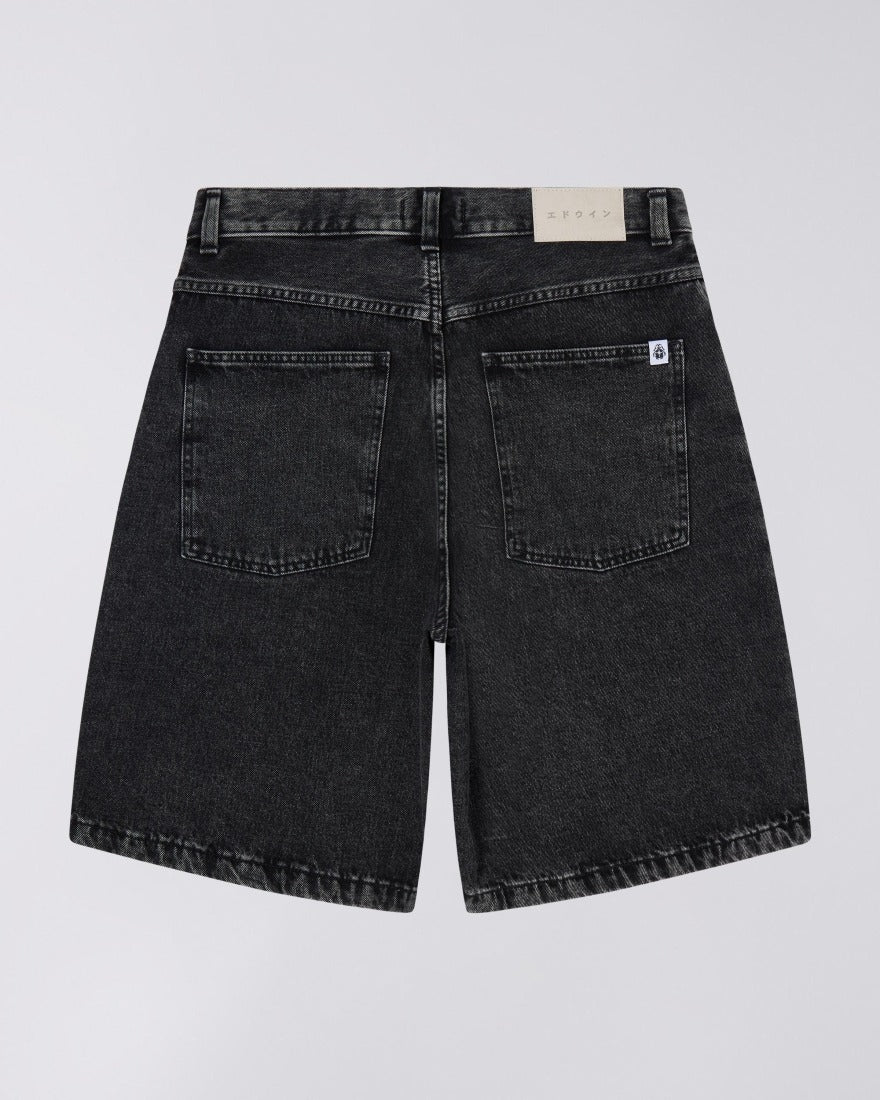 Edwin Worker Short Black Matt Wash