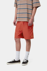 Carhartt Wip Chase Swim Trunks Oxide Red