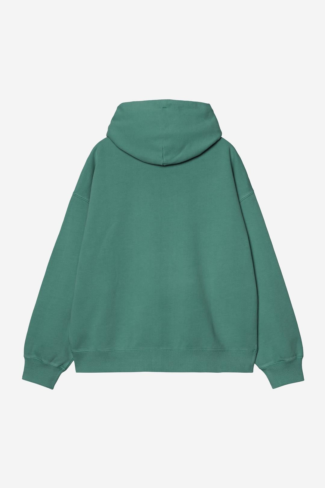 Carhartt Wip Hooded Benton Sweat Jacket Lily Garment Dyed