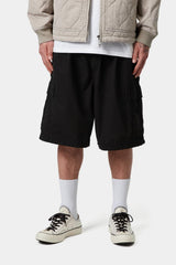 Carhartt Wip Cole Cargo Short Black Garment Dyed