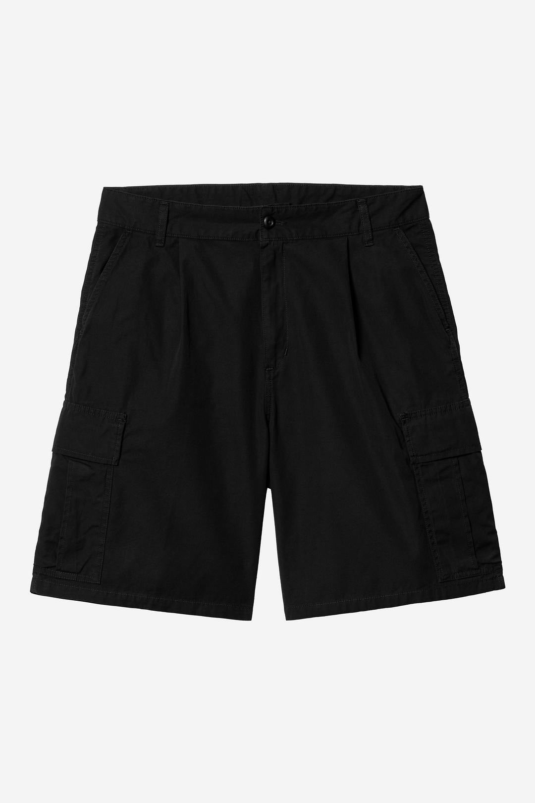 Carhartt Wip Cole Cargo Short Black Garment Dyed