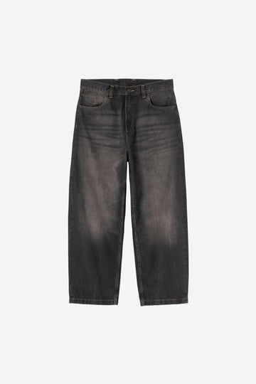 Carhartt Wip Brandon Pant Black Tobacco Used Wash
