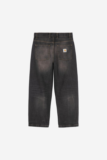 Carhartt Wip Brandon Pant Black Tobacco Used Wash