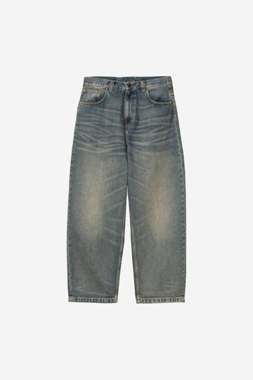 Carhartt Wip Brandon Pant Blue Worn Used Wash