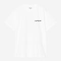 Carhartt Wip  Archive Script Tee White