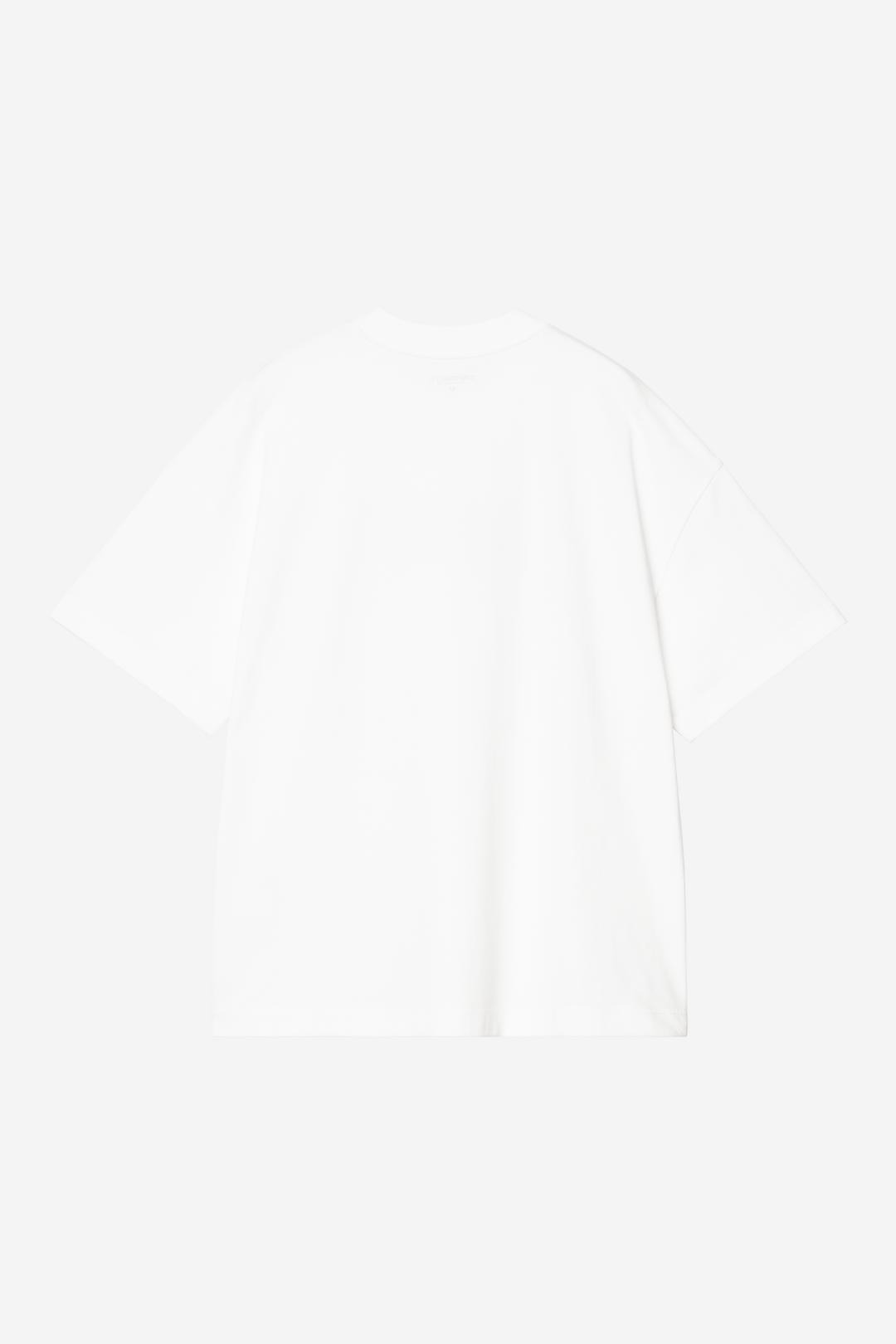 Carhartt Wip Deconstructed Label Tee White