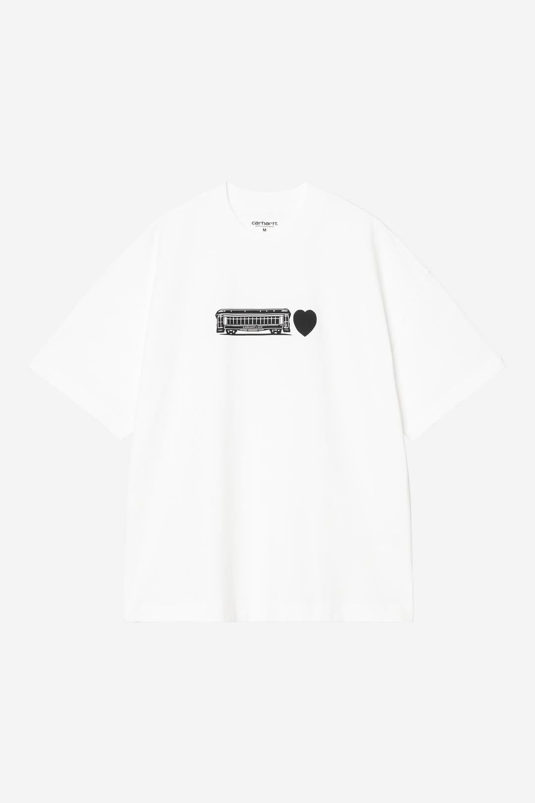 Carhartt Wip Deconstructed Label Tee White