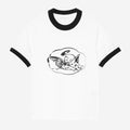 Carhartt Wip Donna W Reminiscing Ringer Tee White Heavy Stone Wash