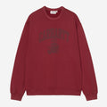 Carhartt Wip Felpa Faded Pond Corps Marsala Heavy Stone Wash