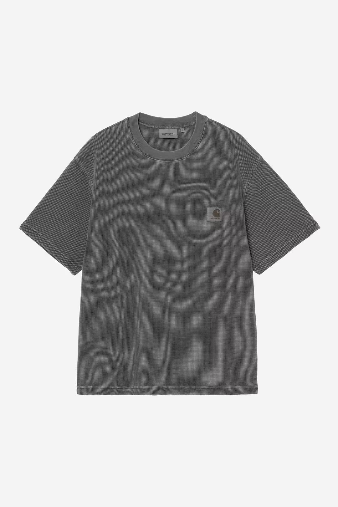 Carhartt Wip Nelson Waffle Tee Black Garment Dyed