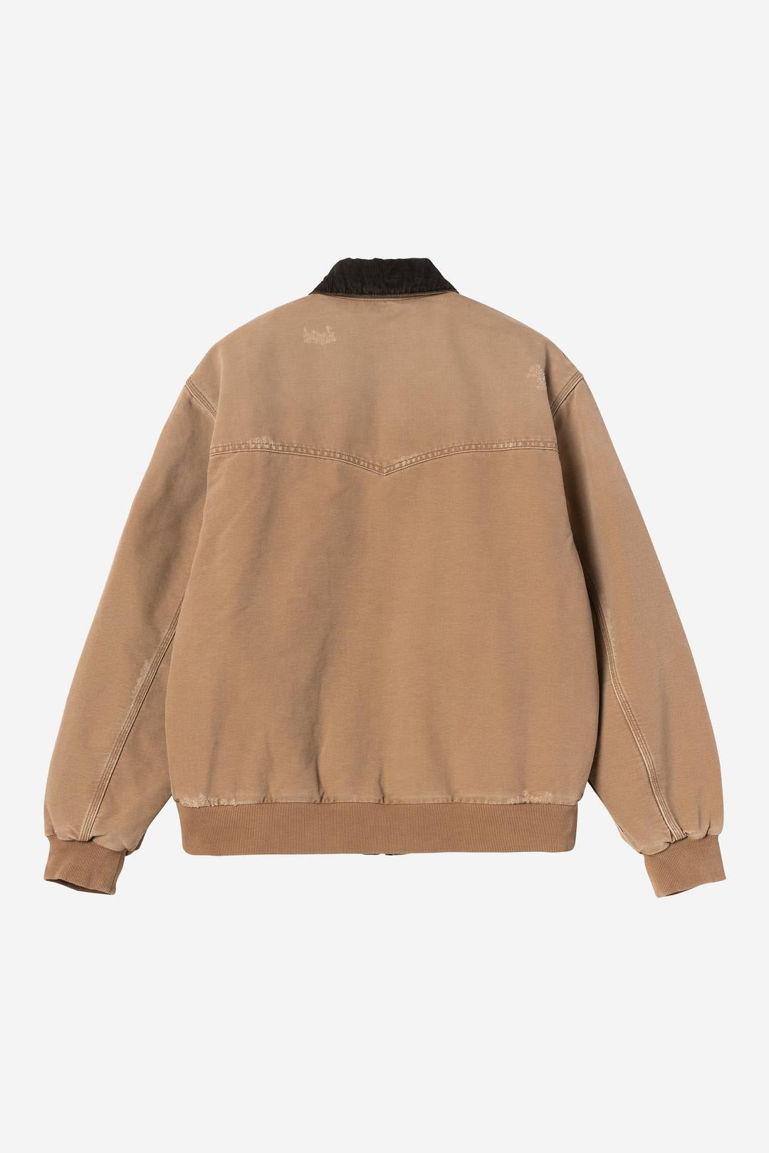 Carhartt Wip Og Santa Fe Jacket Hamilton Brown Grind Wash