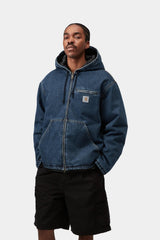 Carhartt Wip Cleveland Jacket Blue Stone Washed