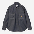 Carhartt Wip Tigan Shirt Jac Blu Rigido