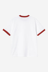 Carhartt Wip T-shirt Ip Ringer Bianco Rosso