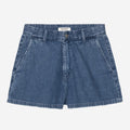 Carhartt Wip Donna W Lova Short Blu Lavaggio con Pietra