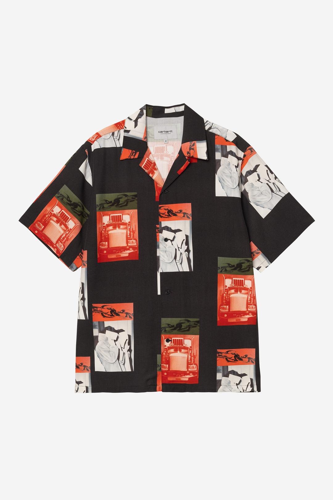 Carhartt Wip Sean Hamilton Shirt Sean Hamilton Print Black