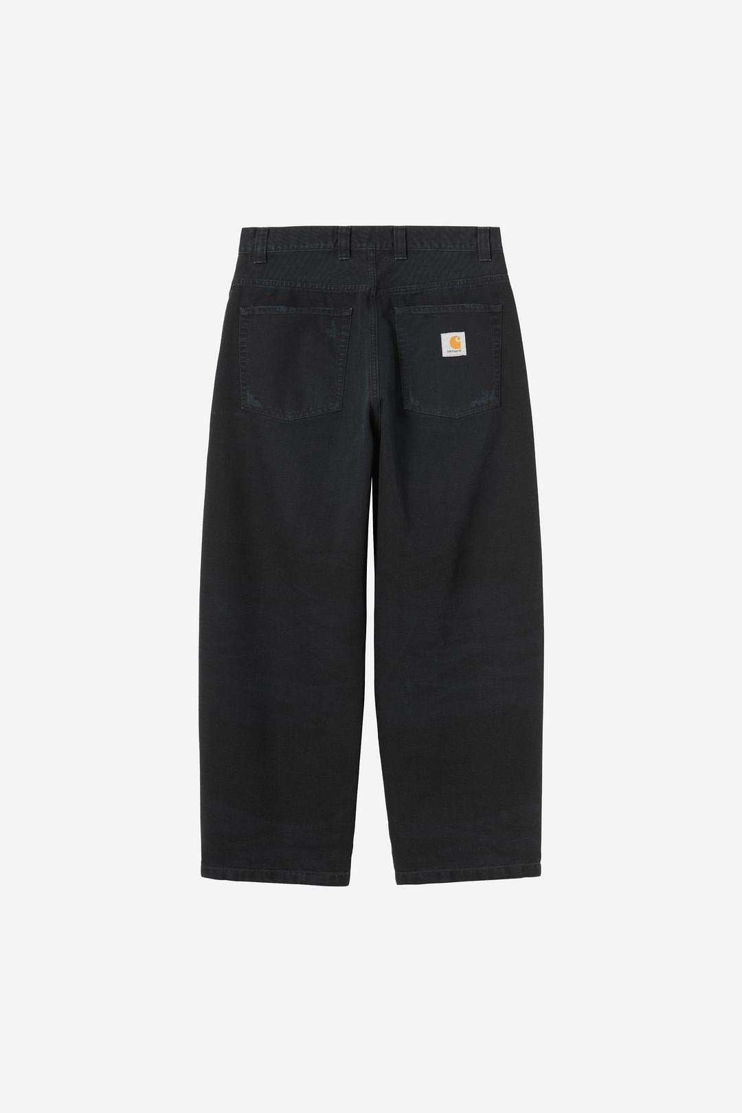 Carhartt Wip Brandon Pant Black Grind Washed