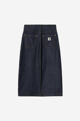 Carhartt Wip Donna W Brandon Skirt Blue Rigid