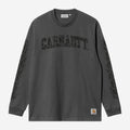 Carhartt Wip Ls Camo Snake Tee Black Garment Dyed