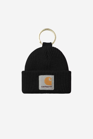 Carhartt Wip Mini Watch Hat Keychain Black