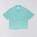 Edwin Saga Shirt Teal Garment Washed