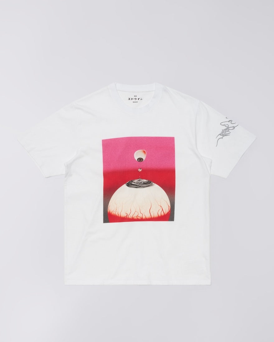 Edwin Hold My Gaze T-shirt bianca