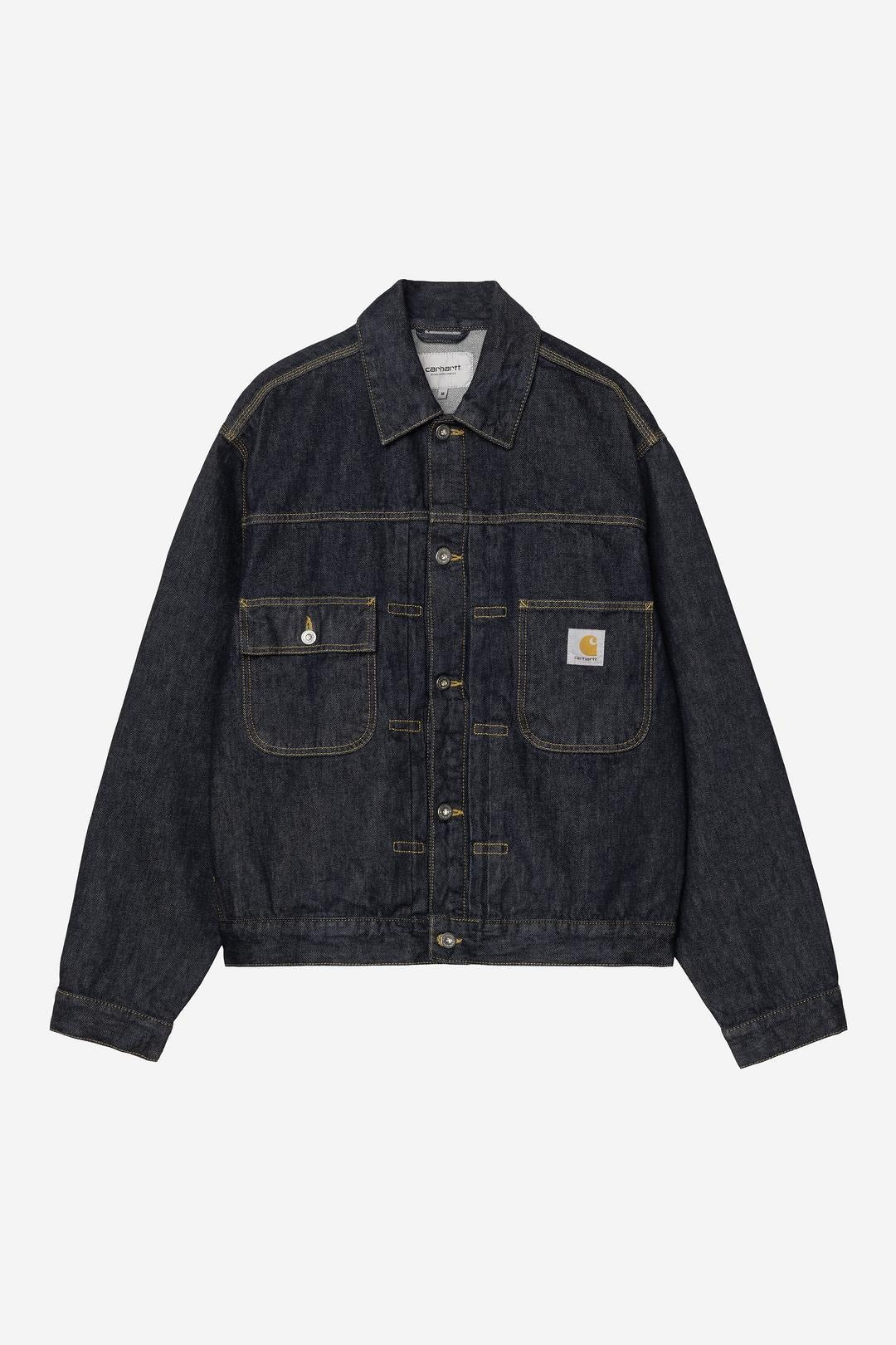 Carhartt Wip Belmar Jacket Blue Rinsed