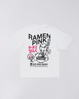 Edwin Ramen Pink Tee White