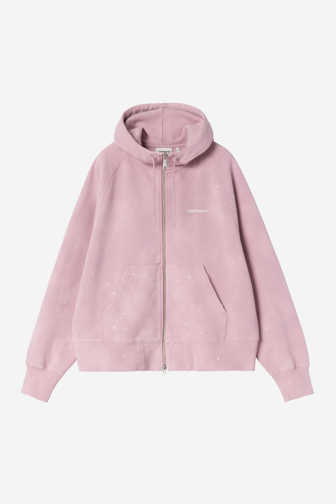 Carhartt Wip Donna W Hooded Painter Jacket Hortensia Destroy Wash Splatter