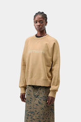 Carhartt Wip Donna W Painter Felpa Dusty H Brown Destroy Wash Splatter
