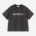 Carhartt Wip Donna W Painter Tee Black Destroy Wash Splatter