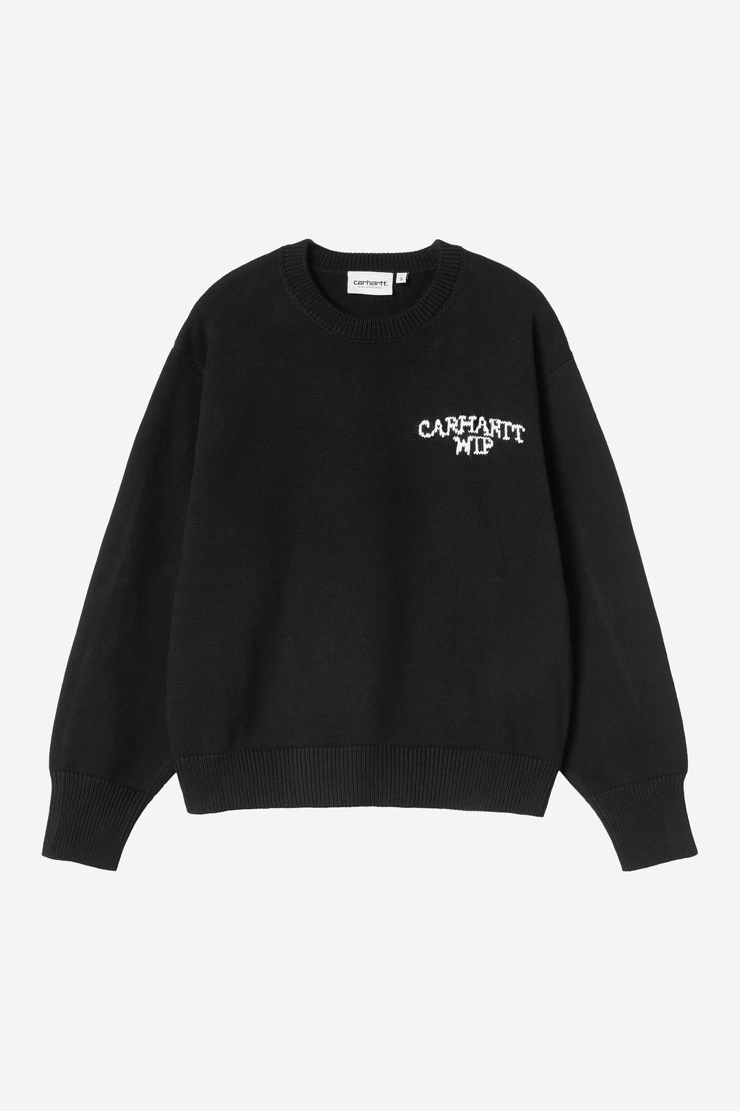 Carhartt Wip Donna W Hugging Cats Sweater Black
