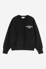 Carhartt Wip Donna W Hugging Cats Sweater Black