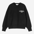 Carhartt Wip Donna Maglione Hugging Cats Nero
