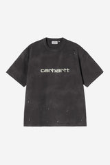 Carhartt Wip  Painter Tee Black Destroy Wash Splatter