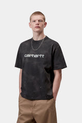 Carhartt Wip Painter Tee Black Destroy Wash Splatter