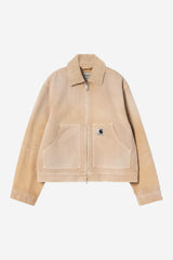 Carhartt Wip Donna W Og Arcan Jacket Dusty H Brown Destroy Wash
