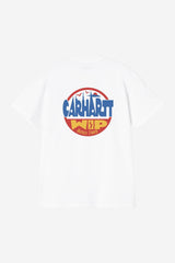 Carhartt Wip Luggage Label T-shirt Bianca